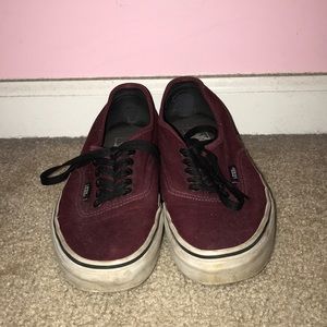 Maroon Classic Vans